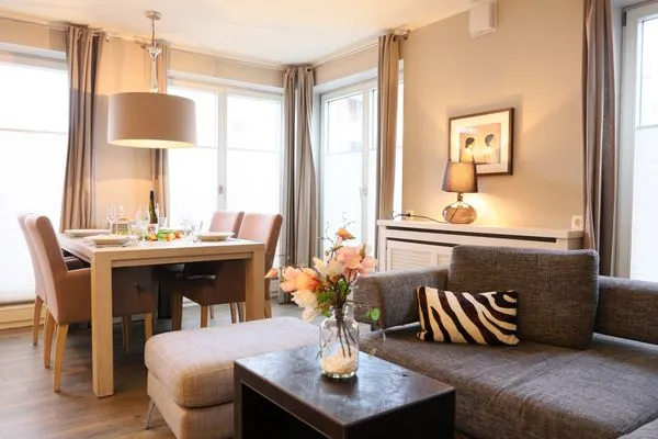 Wohnzimmer  Viktoriastraße 6, Viktoria Residenz, Whg. 5