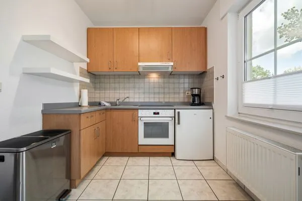 Ferienhaus Zander Fuenfseen mit praktischer Kuechenzeile  Zander