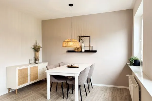 Wohnzimmer  Ferienwohnung 'Borbystrand' in Eckernförde – Strandnah und familienfreundlich