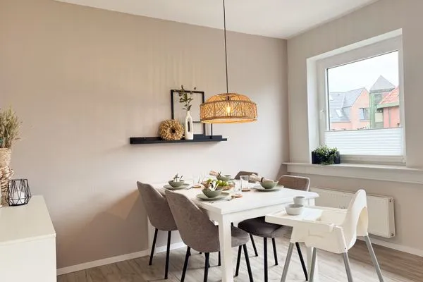 Wohnzimmer  Ferienwohnung 'Borbystrand' in Eckernförde – Strandnah und familienfreundlich