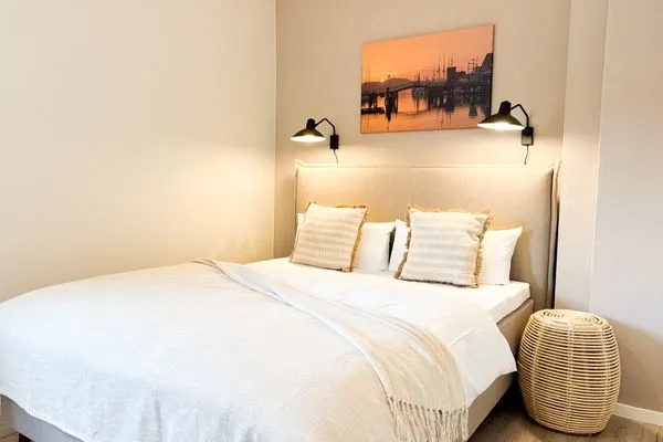 Schlafzimmer  Ferienwohnung 'Borbystrand' in Eckernförde – Strandnah und familienfreundlich