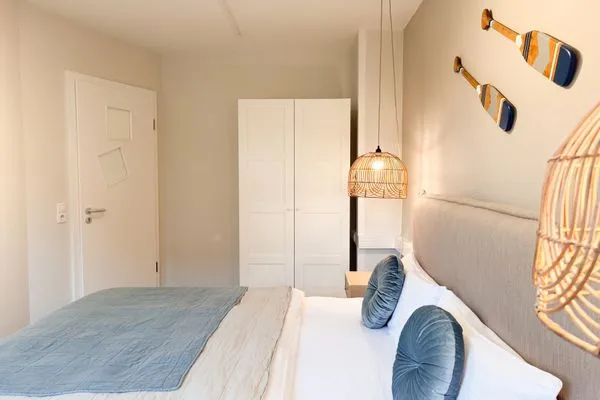 Schlafzimmer  Ferienwohnung 'Borbystrand' in Eckernförde – Strandnah und familienfreundlich