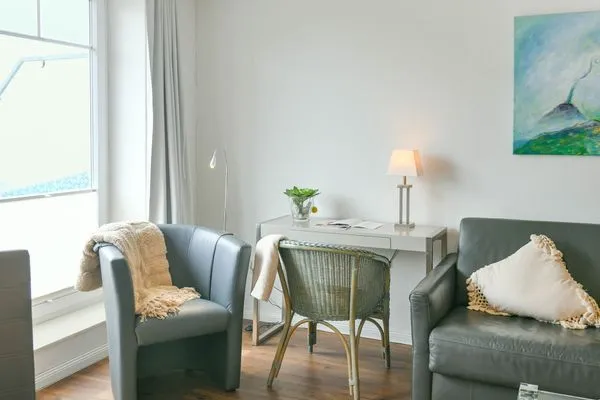 Wohnzimmer Haus Anna See Ferienwohnung Südperle