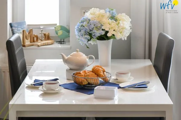 Essbereich Haus Anna See Ferienwohnung Südperle