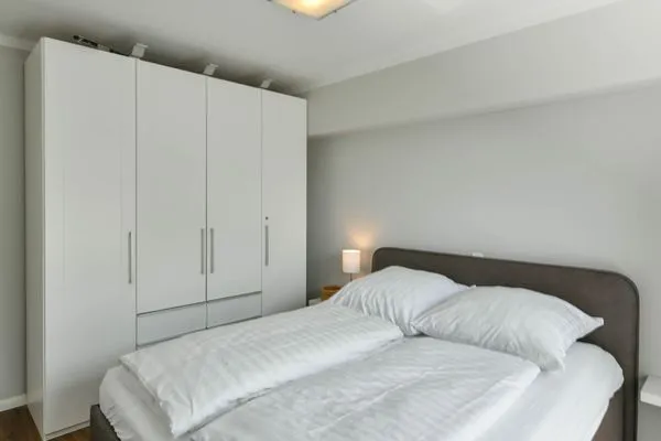 Schlafzimmer Haus Anna See Ferienwohnung Südperle