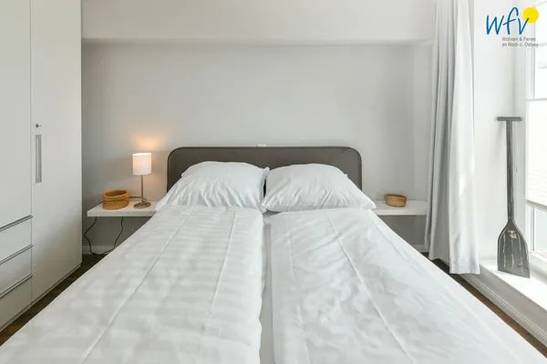 Schlafzimmer Haus Anna See Ferienwohnung Südperle