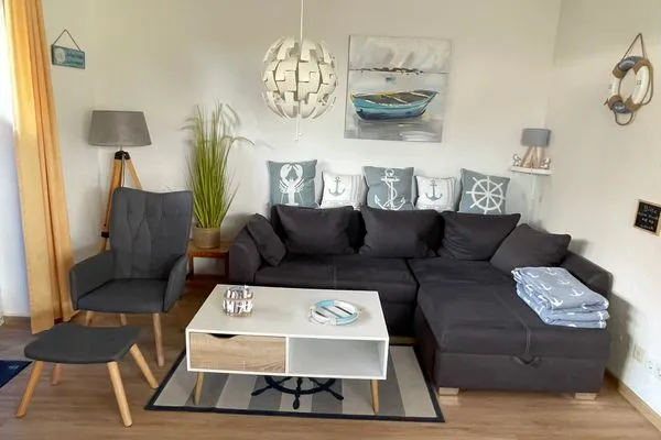 Wohnzimmer  Ferienwohnung Deichkrone