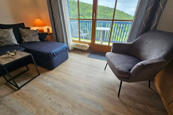 Wohnzimmer Ferienland Sonnenwald Ferienwohnung "Arberblick" Apartment 41