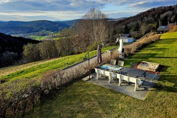 Grillbereich Ferienland Sonnenwald Ferienwohnung "Arberblick" Apartment 41