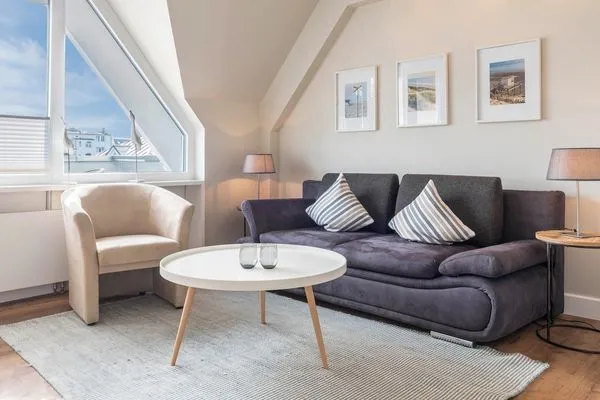 Wohnzimmer  Strandstr. 6, Whg. 12