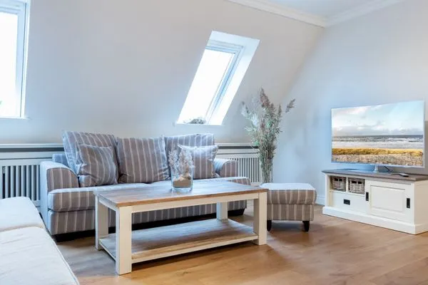 Wohnzimmer  Strandstr. 6, Whg. 22