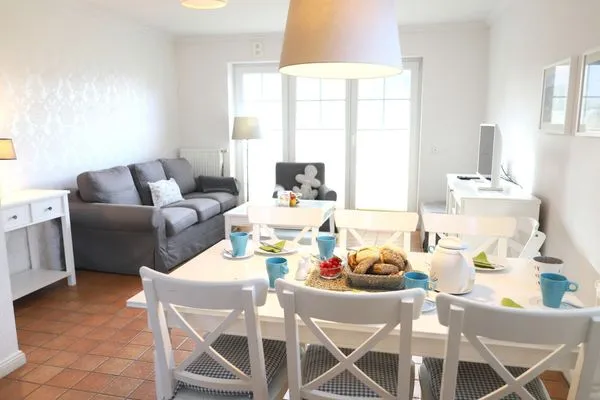 Wohnzimmer  Haus Seestern, EG Dory