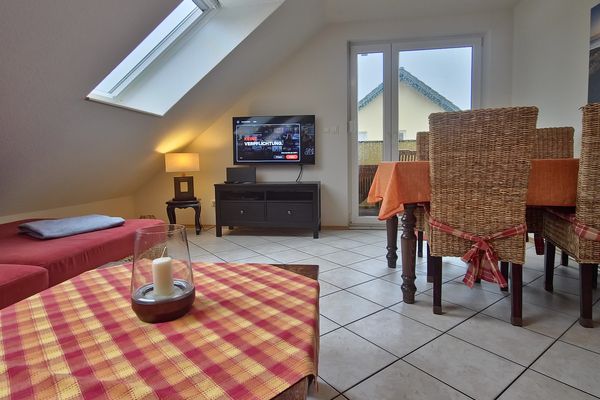  Fewo Am Dünenwald Zempin Zempin - Wohnzimmer