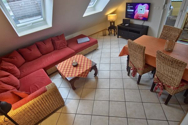  Fewo Am Dünenwald Zempin Zempin - Wohnzimmer