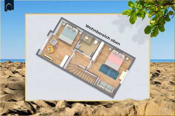 Grundriss  Ferienhaus Nordwind