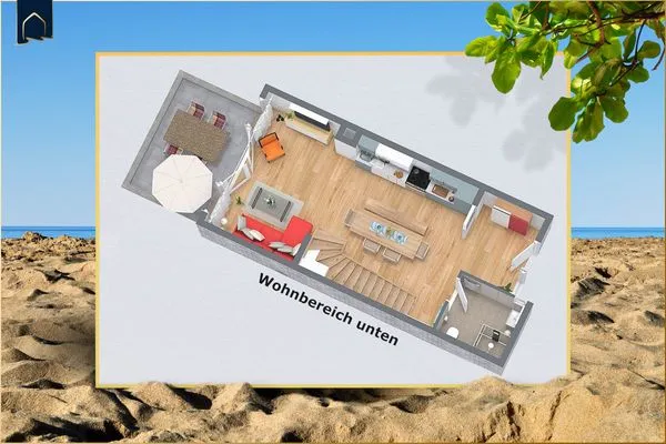 Grundriss  Ferienhaus Nordwind