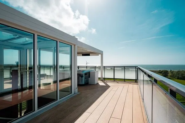 Terrasse  Panoramasuite The Turm