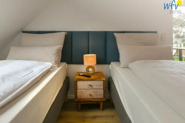 Schlafzimmer Haus Casper Ferienwohnung Watt'n Platz