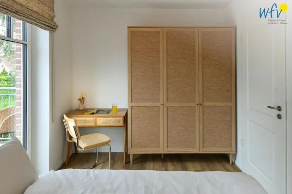 Schlafzimmer Haus Casper Ferienwohnung Watt'n Platz