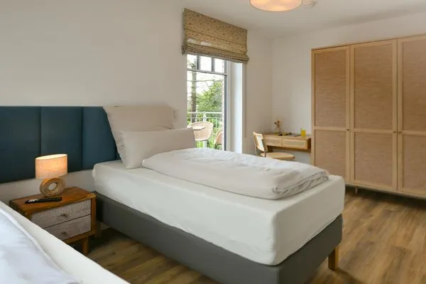 Schlafzimmer Haus Casper Ferienwohnung Watt'n Platz