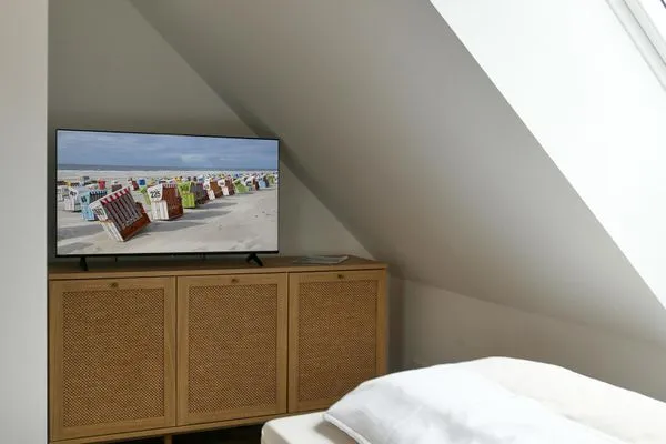 Schlafzimmer Haus Casper Ferienwohnung Watt'n Platz