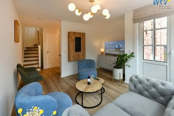Wohnzimmer Haus Casper Ferienwohnung Watt'n Platz