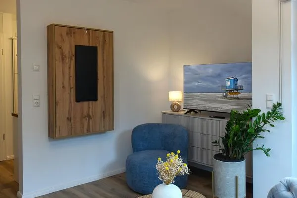 Wohnzimmer Haus Casper Ferienwohnung Watt'n Platz