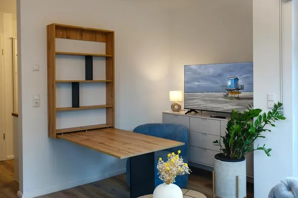 Wohnzimmer Haus Casper Ferienwohnung Watt'n Platz