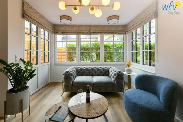 Wohnzimmer Haus Casper Ferienwohnung Watt'n Platz