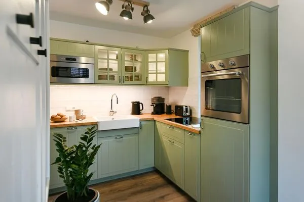 Küche / Küchenzeile Haus Casper Ferienwohnung Strandstuuv