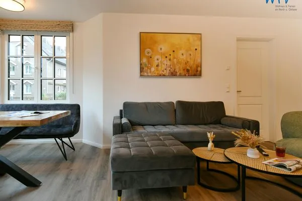 Wohnzimmer Haus Casper Ferienwohnung Strandstuuv