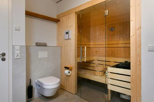 Badezimmer Haus Casper Ferienwohnung Strandstuuv