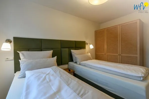 Schlafzimmer Haus Casper Ferienwohnung Strandstuuv