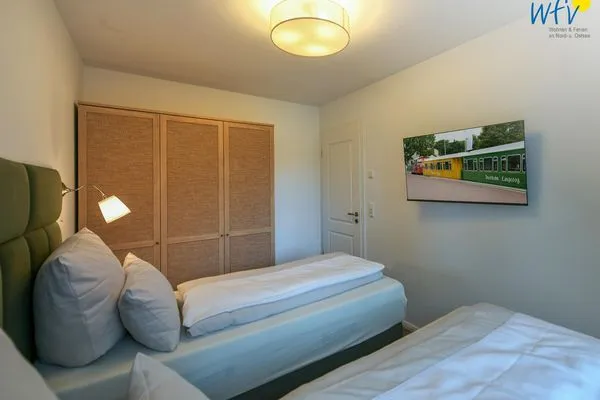 Schlafzimmer Haus Casper Ferienwohnung Strandstuuv