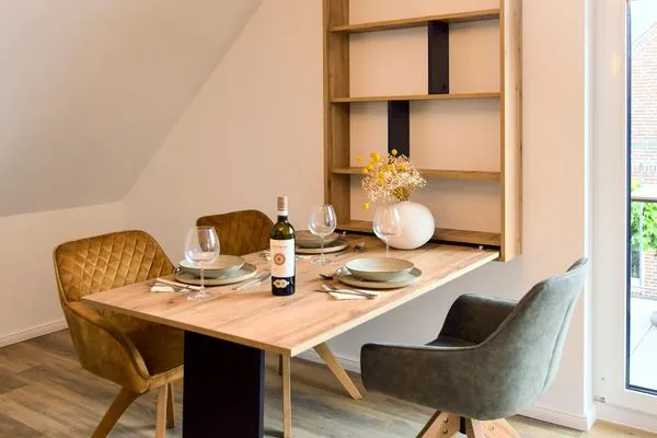 Wohnzimmer Haus Casper Ferienwohnung Watt'n Kiek