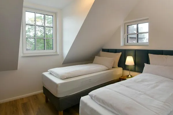 Schlafzimmer Haus Casper Ferienwohnung Watt'n Kiek