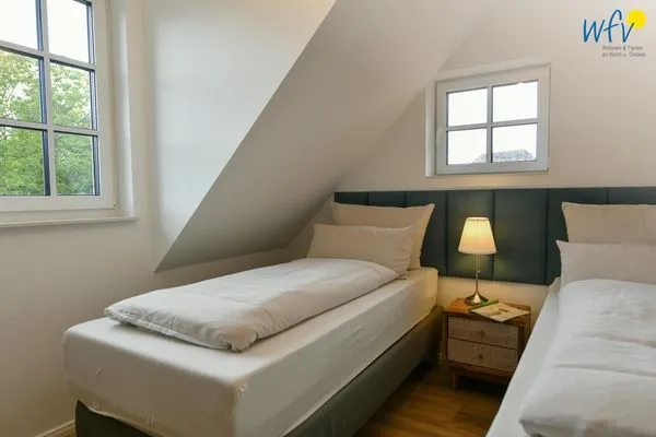 Schlafzimmer Haus Casper Ferienwohnung Watt'n Kiek