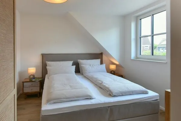 Schlafzimmer Haus Casper Ferienwohnung Watt'n Kiek