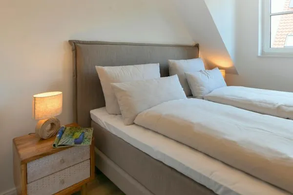 Schlafzimmer Haus Casper Ferienwohnung Watt'n Kiek