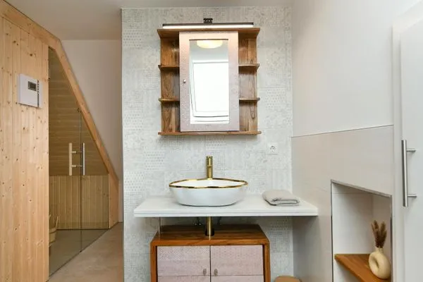 Badezimmer Haus Casper Ferienwohnung Watt'n Kiek