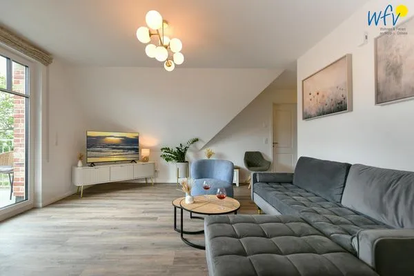 Wohnzimmer Haus Casper Ferienwohnung Sünnblick