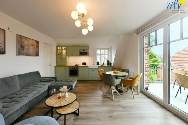 Wohnzimmer Haus Casper Ferienwohnung Sünnblick