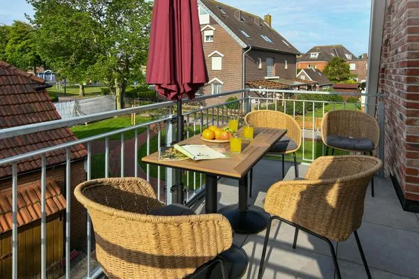 Balkon Haus Casper Ferienwohnung Sünnblick