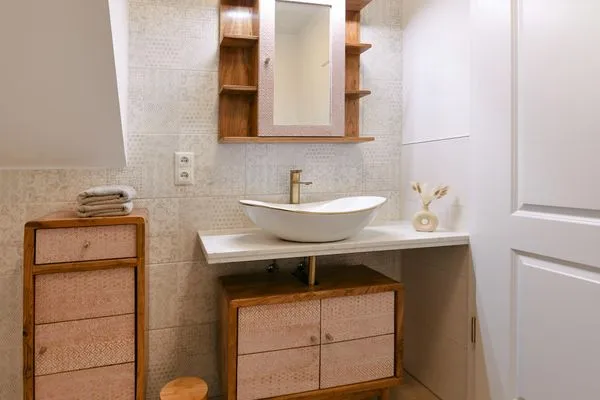 Badezimmer Haus Casper Ferienwohnung Sünnblick