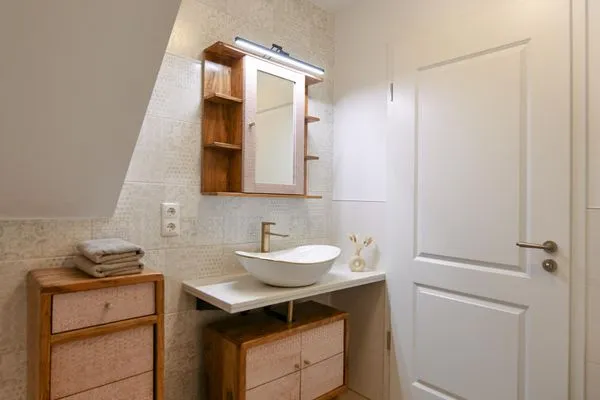 Badezimmer Haus Casper Ferienwohnung Sünnblick