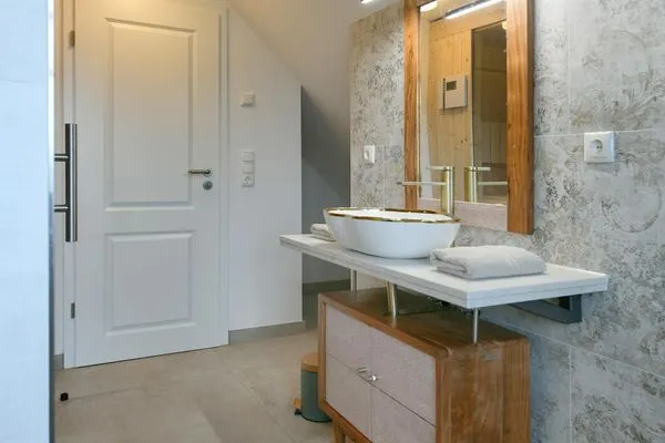 Badezimmer Haus Casper Ferienwohnung Sünnblick