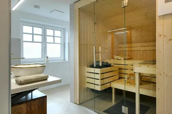 Badezimmer Haus Casper Ferienwohnung Sünnblick