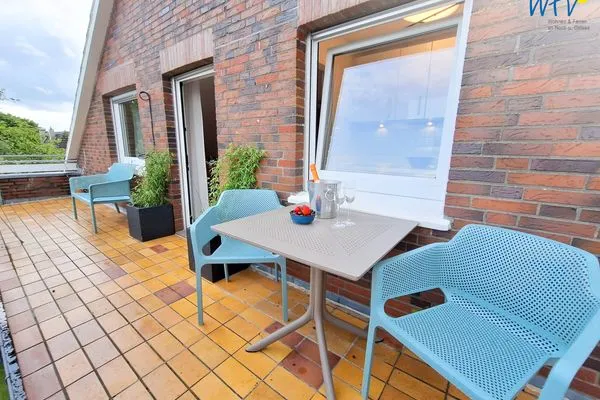 Terrasse Haus Dörloop Ferienwohnung 9