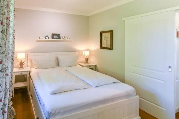 Schlafzimmer Villa Dorfgroden Ferienwohnung Strandvogt