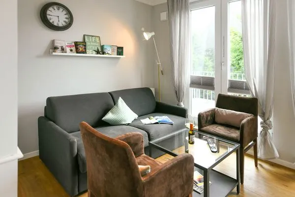 Wohnzimmer Villa Dorfgroden Ferienwohnung Strandvogt